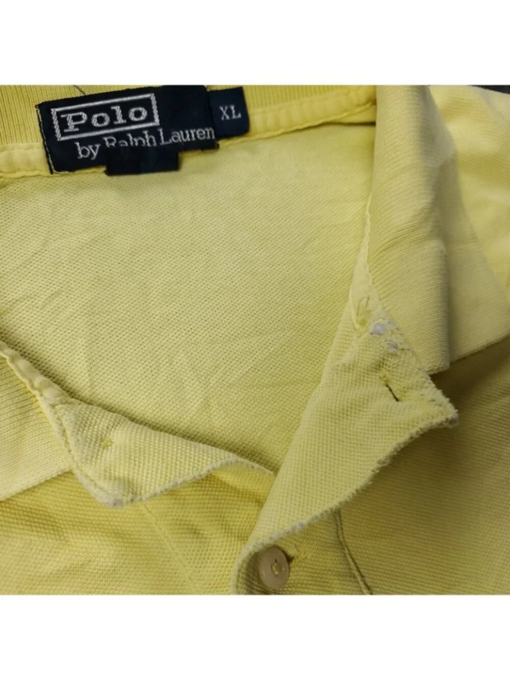 Polo Ralph Lauren Shirt  Mens Size XL Extra Large Short Sleeve Yellow